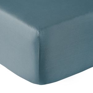 Anne de Sol&egrave;ne Drap housse coton orage 140x190 cm