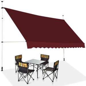 Coast Store extensible 400x200-300 cm Store de balcon et de terrasse Wine Red