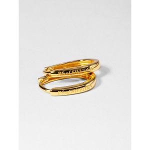 Boucles d'oreilles créoles ovales femme PS of Sweden