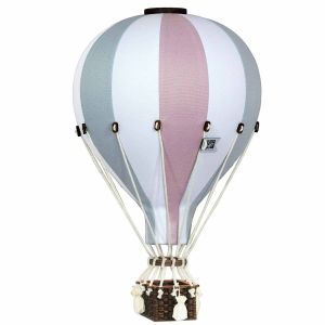 Sevira Kids Montgolfière décorative rose bébé L