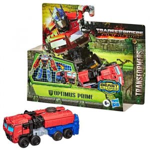 Image de Hasbro Transformers Rise of the Beasts Battle Changer - F4605 - Figurine articulée et convertible 11cm - Optimus Prime