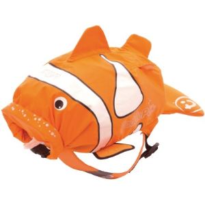 Image de Trunki 9220112 - Sac de natation imperméable Paddlepak Poisson Clown (40 cm)