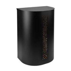 Dixneuf Rangement à Granules Bois Zenio Noir Givré Design