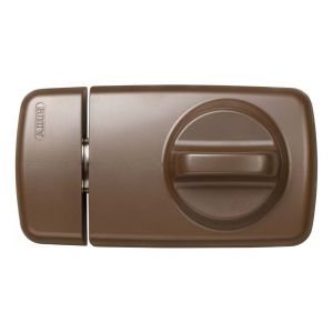 Image de Abus Verrou de porte complémentaire avec bouton tournant Marron 532689 7010 B