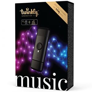 Twinkly Music - Capteur de Son Bluetooth et Wi-FI Aliment&eacute; par USB pour Les Lumi&egrave;res LED Intelligentes &agrave; Synchroniser avec la Musique