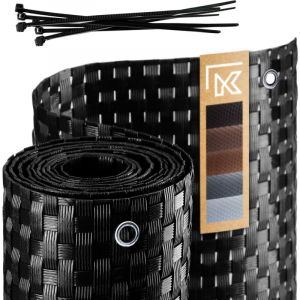 Kadax - Couverture de balcon Tapis de balcon en technorattan 1x4m