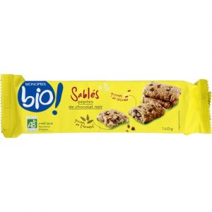 Monoprix Bio Sabl&eacute;s p&eacute;pites de chocolat noir