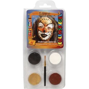 Creotime Eulenspiegel trousse de maquillage Lion multicolore