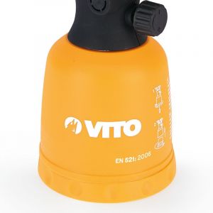 Vito Rechaud gaz piezo Rechaud a gaz piezo Coque ABS Rechaud camping pour cartouche gaz 190g