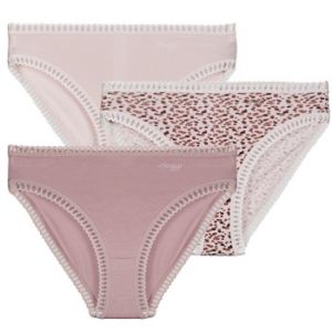 Sloggi Culottes & slips GO Crush High leg PACK DE 3 Rose - Taille EU XXL,EU S,EU M,EU L,EU XL,EU XS