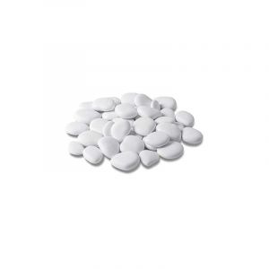 Tera Pierres d&eacute;coratives 'Pebbles', taille L, blanc