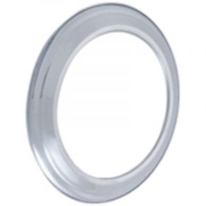 Joncoux Rosace noire murale ou plafond conduit fum&eacute;e D.125mm