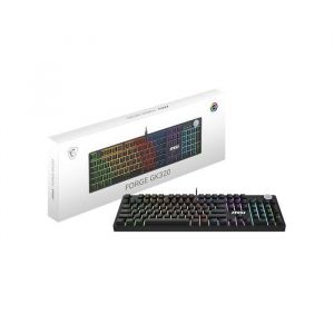 MSI Clavier gaming m&eacute;canique - FORGE GK320 RED FR - Switches lin&eacute;aires - 978 g - 44.1x13.4x3.7 cm