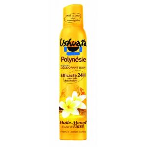 Image de Ushuaïa Polynésie - Déodorant soin spray à l'Huile de Monoï & Fleur de Tiaré