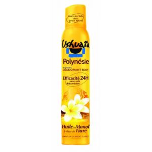 Image de Ushuaïa Polynésie - Déodorant soin spray à l'Huile de Monoï & Fleur de Tiaré