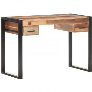 VidaXL Bureau 110x50x76 cm Bois solide