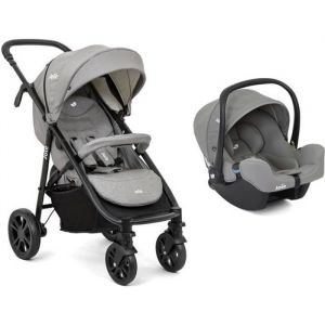 Image de Joie Poussette DUO LITETRAX DLX Gray + I-SNUG Gray