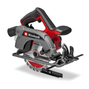 Einhell Scie circulaire portative sans fil TE-CS 18/165-2 Li-Solo Power X-Change (18 V, lame Ø 165 mm, profondeur de coupe 57 mm, réglage sans outil, lampe LED, sans batterie)