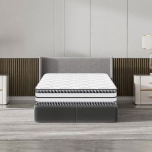 Coussin Dehoussable pour Chien, Tapis Matelas, Fond Antid&eacute;rapant, Gris Fonc&eacute;, 88x55cm