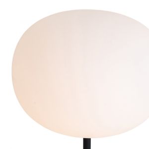 Image de Qazqa Lampe de table moderne blanche rechargeable - Maloi