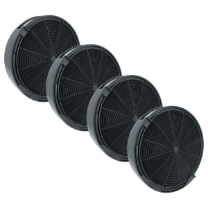 Vhbw 4x Filtres &agrave; charbon actif remplacement pour AEG 50247607000, 50272885000, 50240320007, 50239787000, 4002000117 pour hotte aspirante