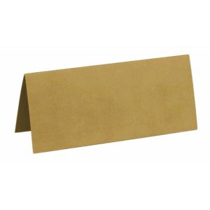 Ruedelafete Sachet de 10 marque places rectangle, Or mat