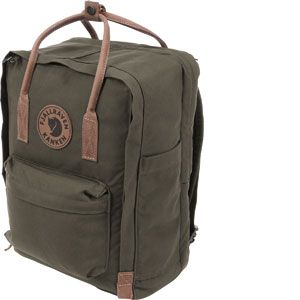 Image de Fjällräven Kånken No 2 Ordinateur Portable 15 Sac à dos unisexe taille unique Vert olive foncé