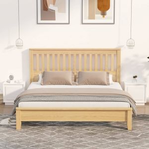 VidaXL Tables de chevet 2pcs blanc brillant 44x35x45cm bois ingénierie