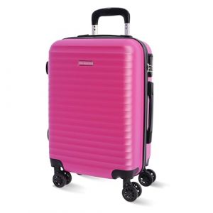 Don Algodon Valise Cabine 55x40x20 - Bagage Cabine Ryanair - Valise de Voyage - Compatible avec Les compagnies aériennes - Valise à Main légère et Rigide – 4 Roues 360º - Iris