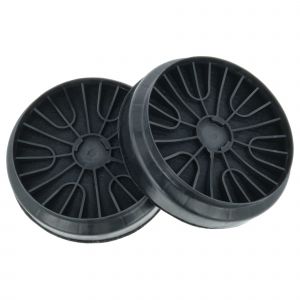 Vhbw 2x Filtres &agrave; charbon actif compatible avec Viva VVZ52V60 hotte aspirante - 19 cm