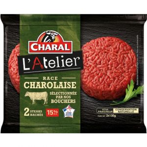 Charal 2 Steaks haches, L'Atelier race charolaise