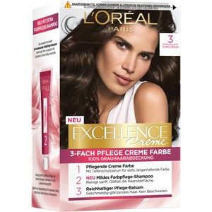 L'Or&eacute;al Paris Excellence Cr&egrave;me Nr. 3 - Dunkelbraun farba do w?os&oacute;w 1 Stk