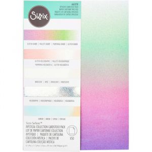 Sizzix Surfacez Opulent Papier cartonné A4 Mystical 50 feuilles 665270, Papier, Mystique, Taille unique