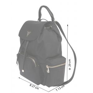 Guess MINI SAC-À-DOS ECO GEMMA Noir