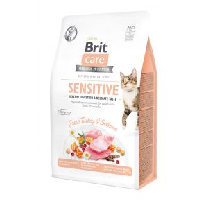 Aliments humides pour Chats VAFO PRAHA s.r.o. Brit Care Cat Sensitive 400g Bonne Digestion et Délicat GF