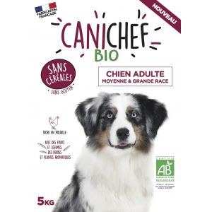 Image de Canichef Bio Chien Moyenne et Grande Races Sans Céréales, 5 kg