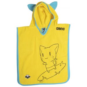 Arena Friends Poncho S Kids, yellow Serviettes & Peignoirs de sport