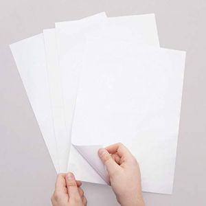 Baker Ross Feuilles Auto-adhésives Double Face A4 (Paquet de 5) - Loisirs créatifs pour Enfants AT311
