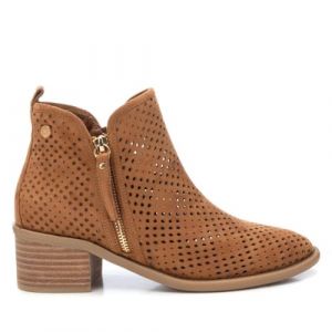 XTI - Bottines Femme Camel - Chaussures confortables et polyvalentes - Mode d&eacute;contract&eacute;e - Mod&egrave;le 14396102 (Taille39) (XTISTORE, neuf)