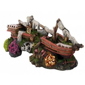 Europet Bernina Bateau Épave 2 Taille M 25 x 10,5 x 11,5 cm