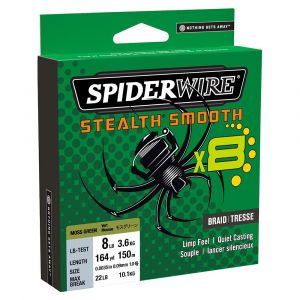 Spiderwire Tresse 8 Brins Stealth Smooth8-0.29mm - 26.4Kg - 150m - Translucent - 1515655