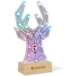 Whadda Kit de soudage & Programmation, Carte de Circuit imprim&eacute; XL, cerf Poly, avec Support, kit de Construction STIM &eacute;ducatif et cr&eacute;atif