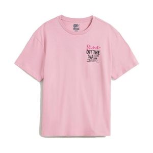 Vans T-shirt Lady Wall, Femme, Rose, Taille: S
