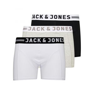 Jack & Jones Vêtements intérieurs Jack---jones Sense Trunks 3 Pack - Light Grey Melange - XXL