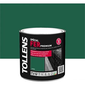 Image de Tollens Peinture fer extérieur/intérieur coloris pinède 0 5L