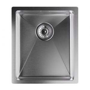 Klarstein Évier de cuisine de 45 x 39 cm (Lxl) en acier inoxydable surface résistante aux rayures et chaleur