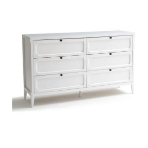 Commode 6 tiroirs, Eugénie Blanc Taille Taille Unique