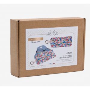 Kit pour étui à lunettes ATHENA - Niveau intermédiaire - Com'1 Idée(...) - Rose