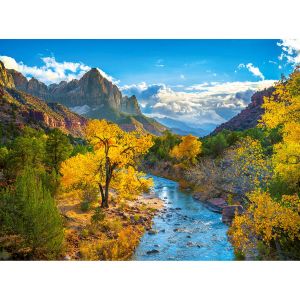 Castorland Puzzle 3000 pièces : Automne dans le parc national de Zion, USA Coloris Unique