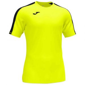 Joma Homme Academy T shirt manches courtes, Amarillo Fl&uacute;or Negro, L EU
